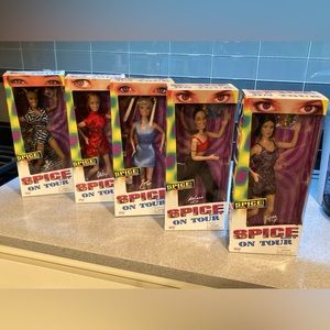 NIB SPICE GIRLS ON TOUR DOLLS!